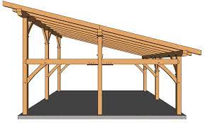 24x24 Shed Roof Outbuilding Timber