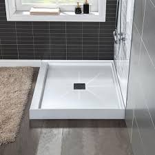 Alcove Solid Surface Shower Pan Base