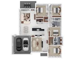 4 Bedroom Apartment House Plans Image