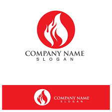 Fire Logo Template Flame Symbol Icon Vector