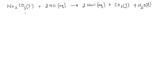 Reaction Of Sodium Carbonate Na2co3