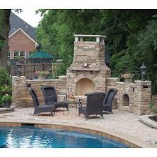 Outdoor Fireplace Kits Outdoor Wood