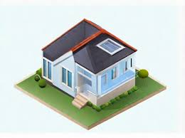 House Model On Architectural Floor Plan