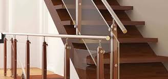 Contemporary Glass And Steel Handrails
