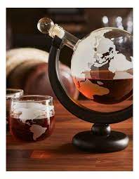Refinery Whiskey Decanter Globe And