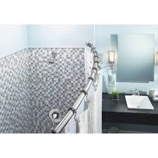 Chrome Curved Shower Curtain Rods