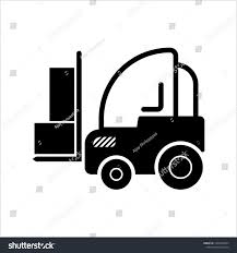 Forklift Icon Warehouse Forklift