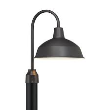 Asher Outdoor Post Light Black Lc005286