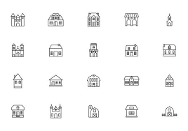 Simple House Icon On White Background