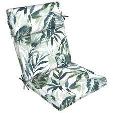 Green Rectangle Outdoor Chair Cushion