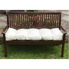 Garden Bench Cushion Plump Filled For