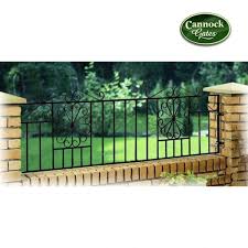Regent Scroll Metal Fencing 3ft High
