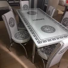 Extended Dining Table 6 Chairs Set