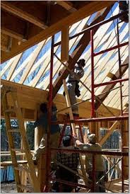 how 2 build house w exposed beam ceiling