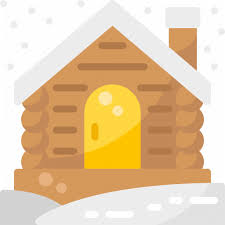 Building Cabin Home House Snow