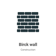 Birck Wall Vector Icon On White