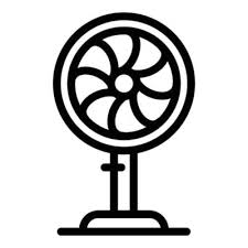 Home Fan Icon Outline Style 14293984