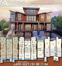 Modern Triplex House Plan