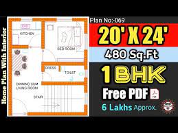 24 House Floor Plan Ii 20x24 Ghar