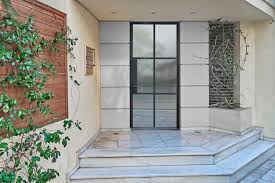 Steel Frame Glass Exterior Doors