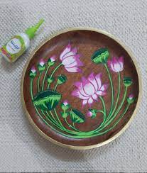 Handpainted Wooden Pichwai Wall Plates