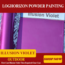 Powder Coating Paint Illusion Violet