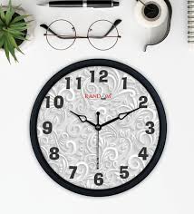 Buy Brown Wooden Glaboughs Wall Clock
