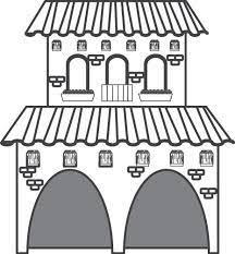 Spanish Colonial House Vector Images 60