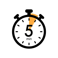 Premium Vector Five Minutes Stopwatch
