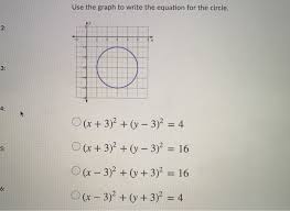 Solved Use The Graph To Write The