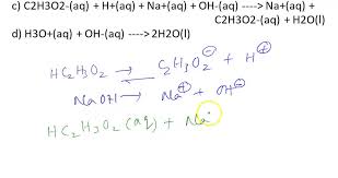 Solved What Is The Net Ionic Equation