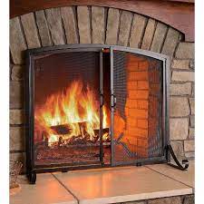 Flat Guard Fireplace Fire Screen