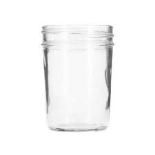 Clear Glass Jelly Jam Round Glass Jar