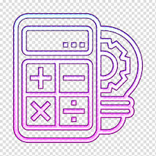 Calculator Icon Stem Icon Lightbulb