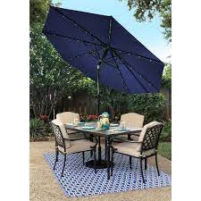 Solar Lighted Patio Umbrella With 8 Rib