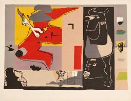 Totem 1963 Rare Print By Le Corbusier