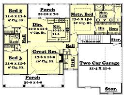 1500 Sq Ft Country House Plan 142 1010