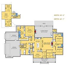 Farmhouse Floor Plan 5 Bedrms 4 5