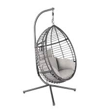 Stand Hanging Egg Patio Swing Chair