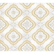 York Wallcoverings Garden Trellis Ochre