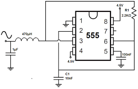 A Sine Wave Generator With A 555 Timer Chip