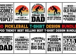 Pickleball T Shirt Design Bundle Buy