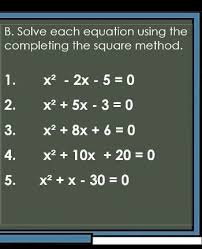 Solution B Solve Each Equation Using