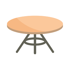 Round Table Furniture 3718108 Vector