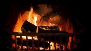 Fire Place Stock Footage