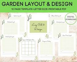 Design Bundle Template Printable Garden