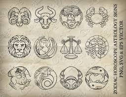 Zodiac Horoscope Sign Symbols Icon Set