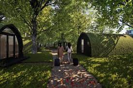 Nec Glamping Site Plan With Posh Pods