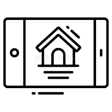 Real Estate Web Trendy Icon Line Style