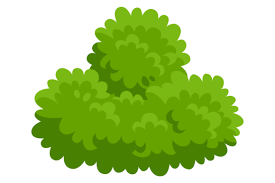 Green Foliage Icon Cartoon Bush Game